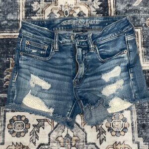 American eagle jean shorts